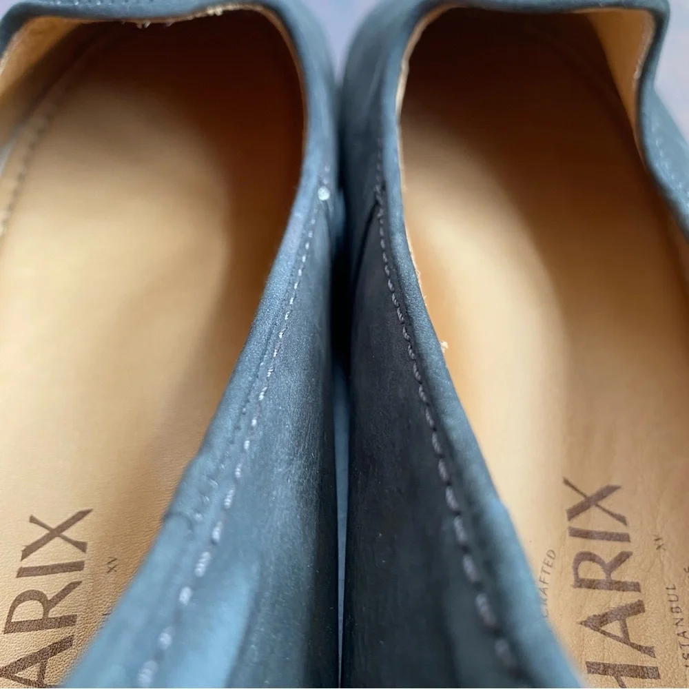 Charix Graphite Nubuck Slip Ons For Men Size EU41/US 8 Made in Turkey